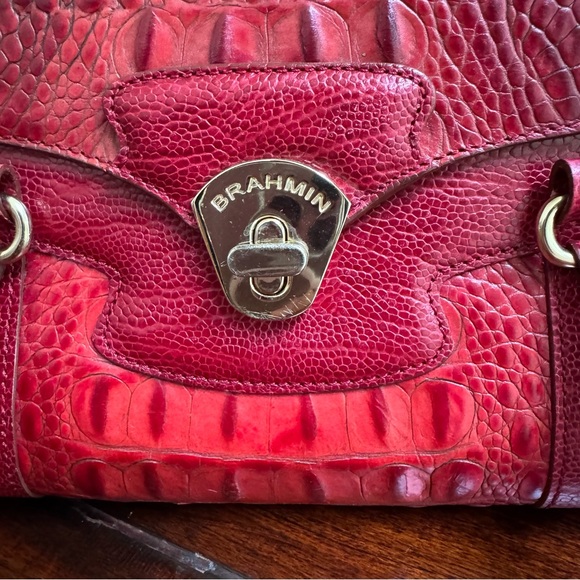 Brahmin red handbag - Picture 3 of 16